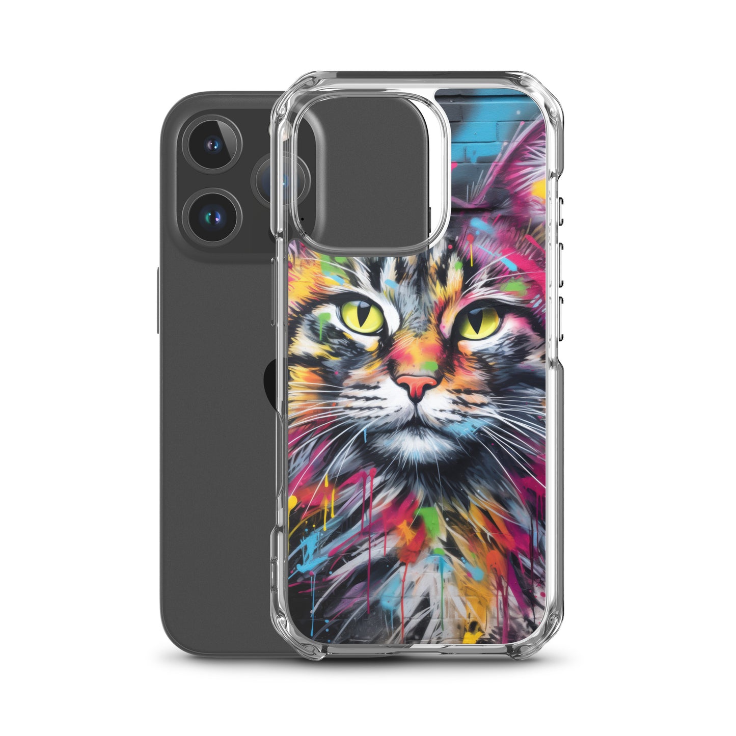 Graffiti Cat iPhone Case