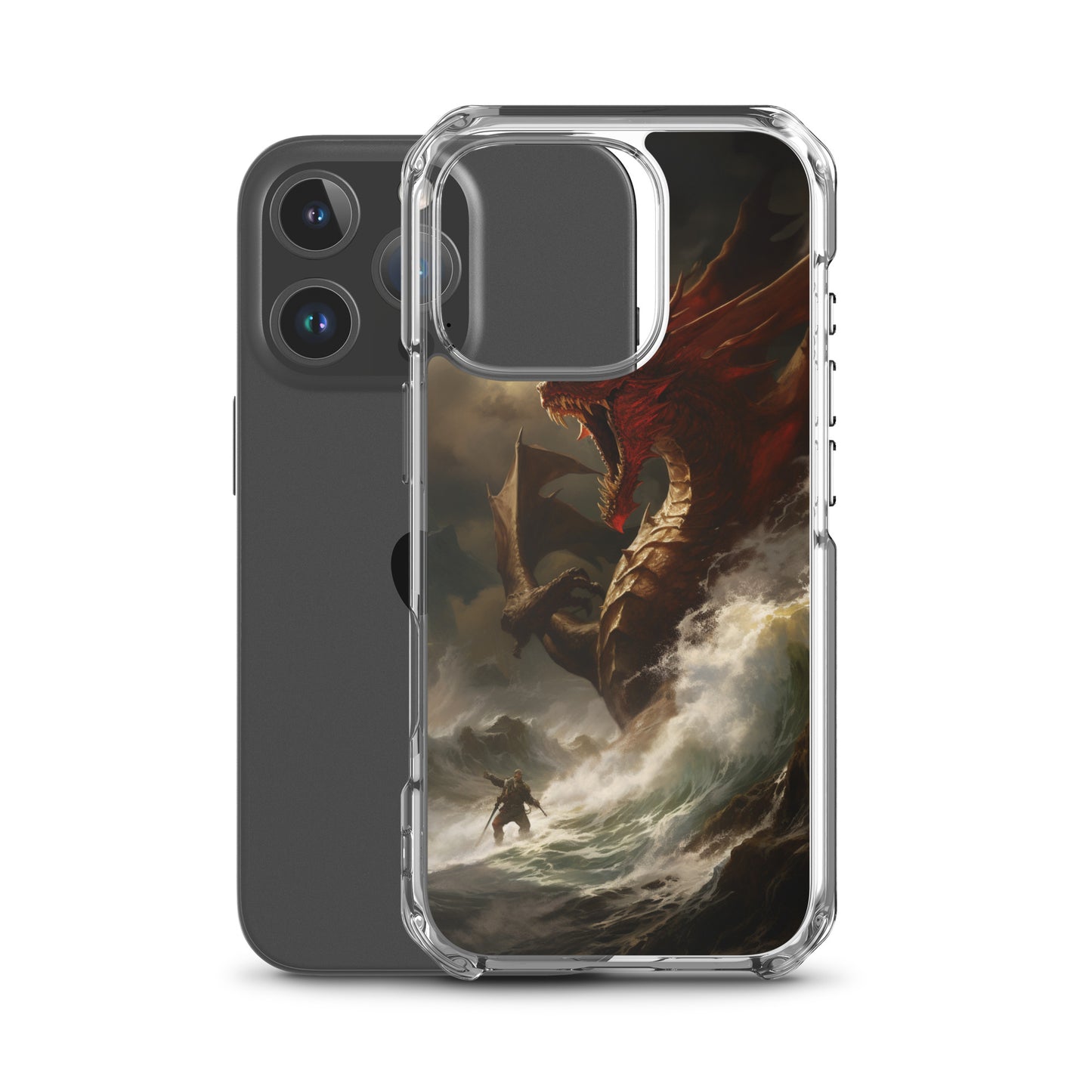 Dragon Battle iPhone Case
