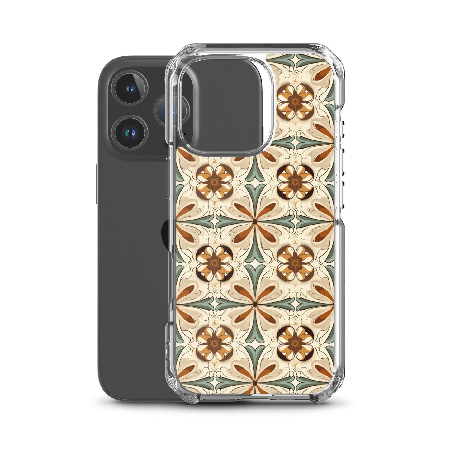 iPhone Case Ornate Leaves Tile