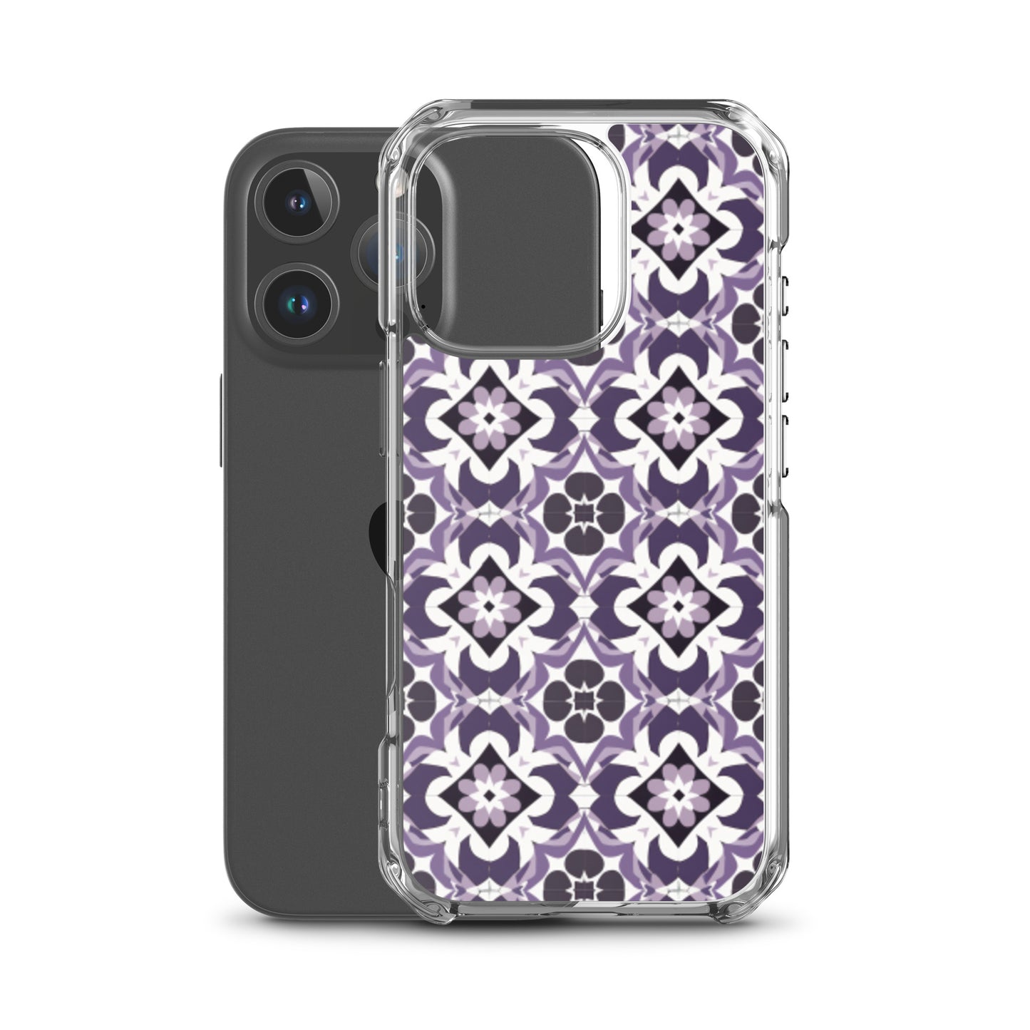 iPhone Case Purple Moroccan Style Tile