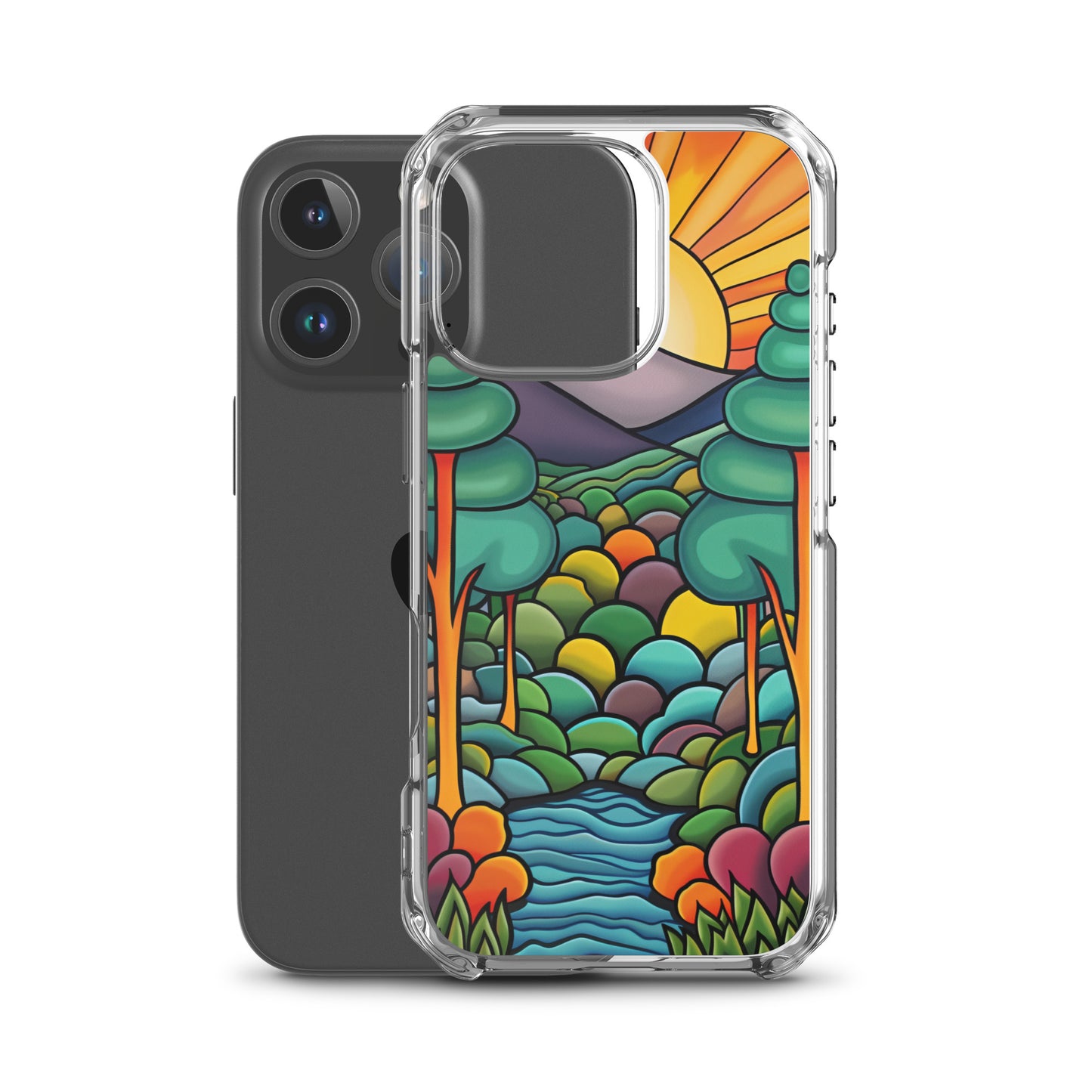 iPhone Case Arkley Sunrise over Mountains and Forest