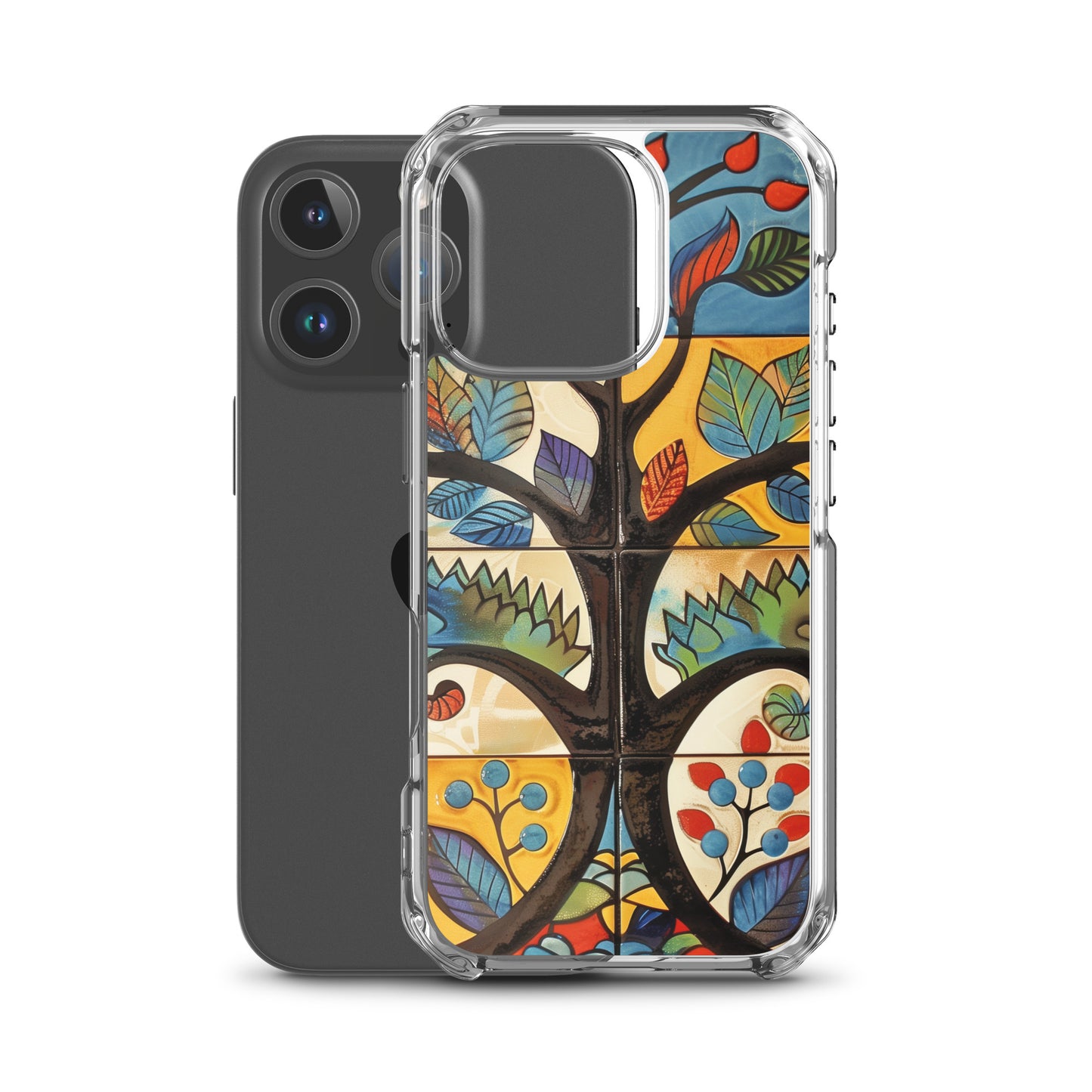 iPhone Case Colorful Tile Tree