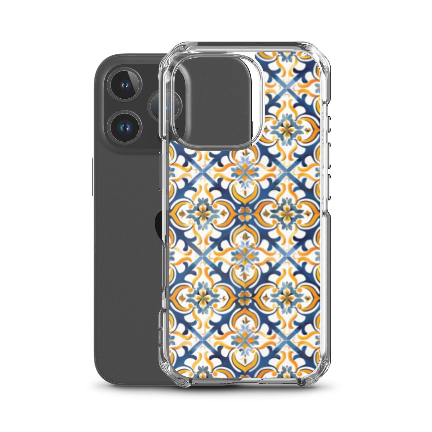iPhone Case Colorful Spanish Tile Pattern