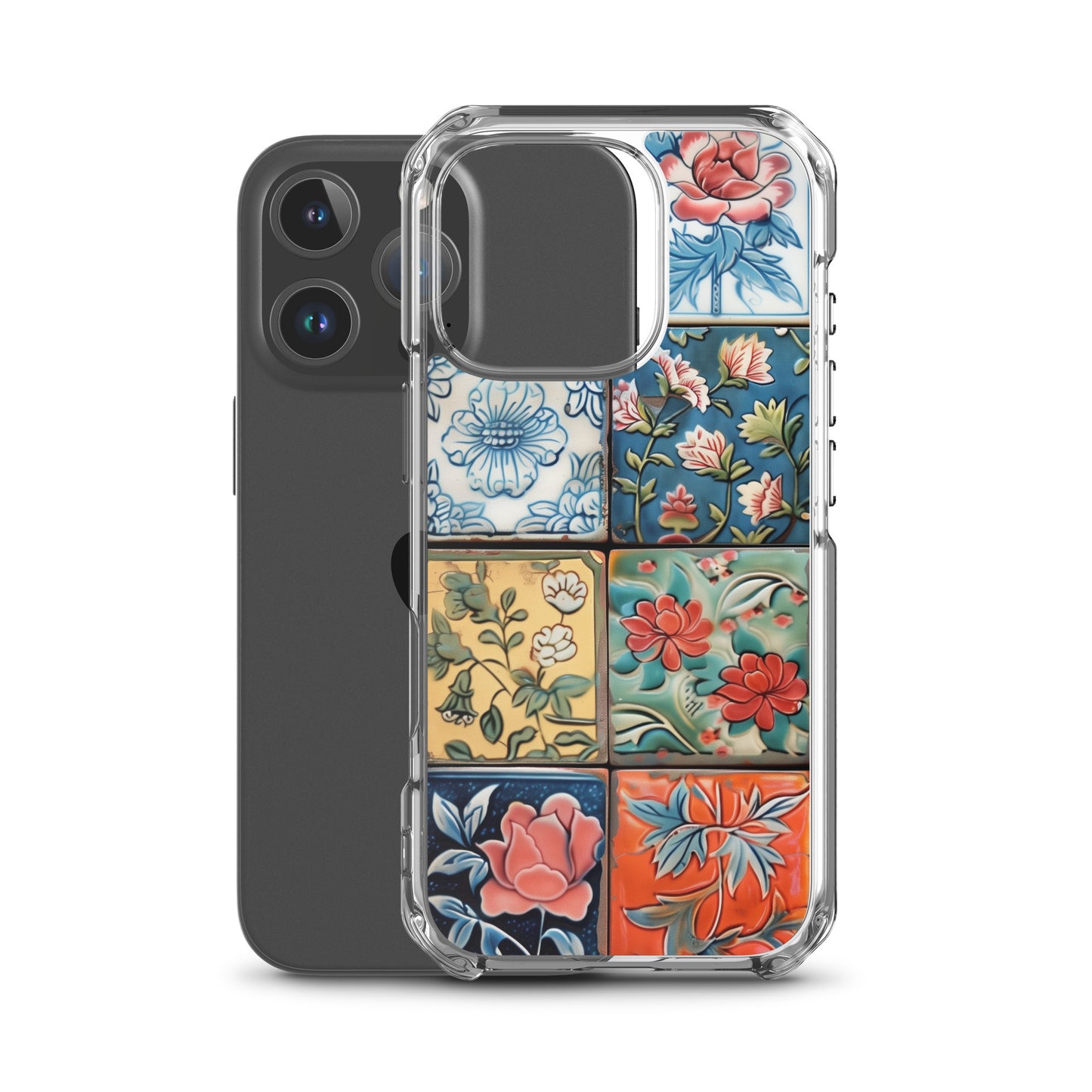 iPhone Case Colorful Majolilca Tiles