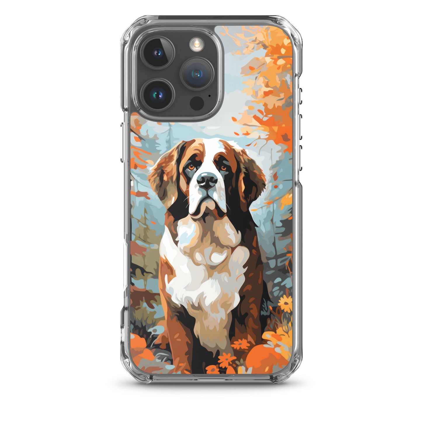 iPhone Case Painted St. Bernard