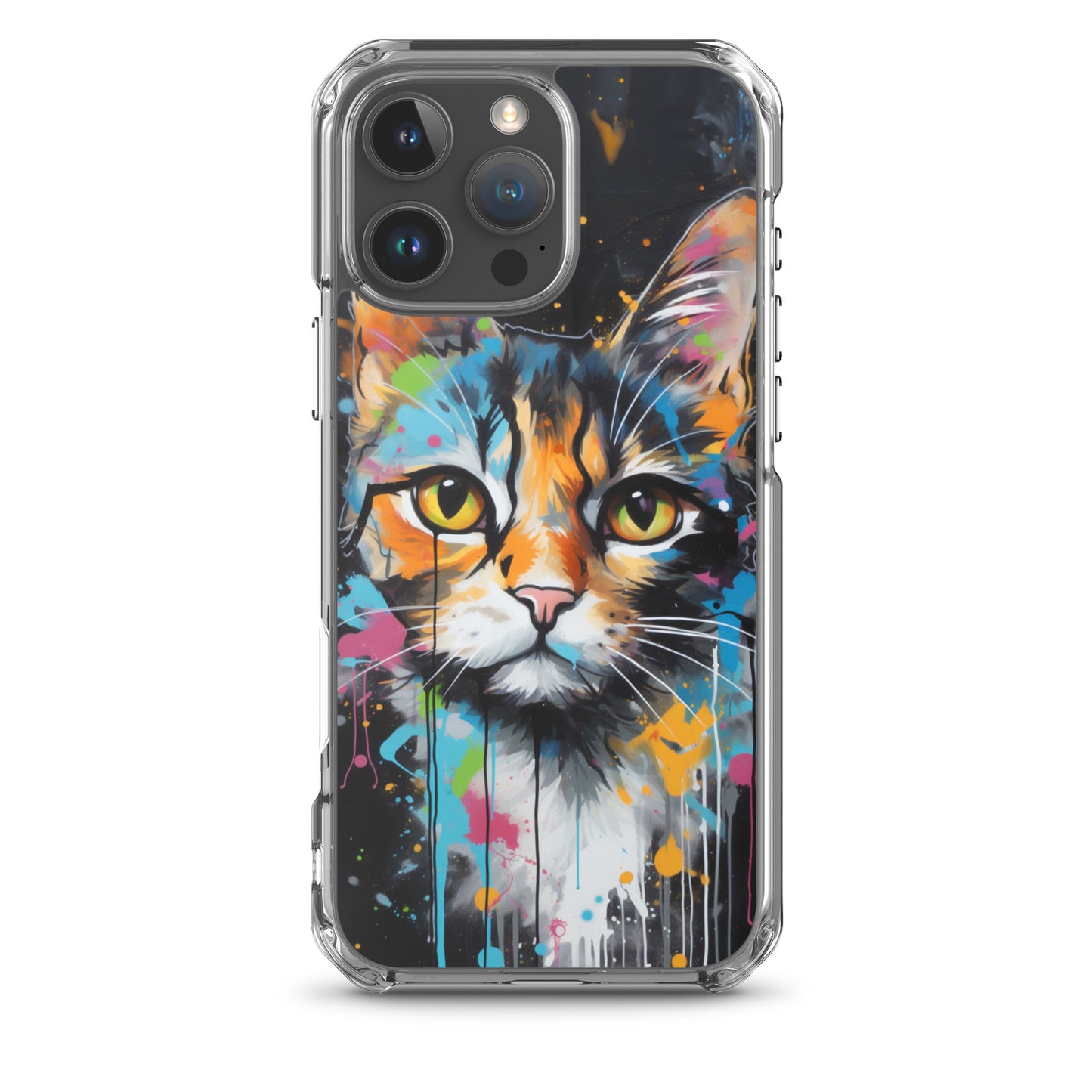 Graffiti Calico Cat iPhone Case
