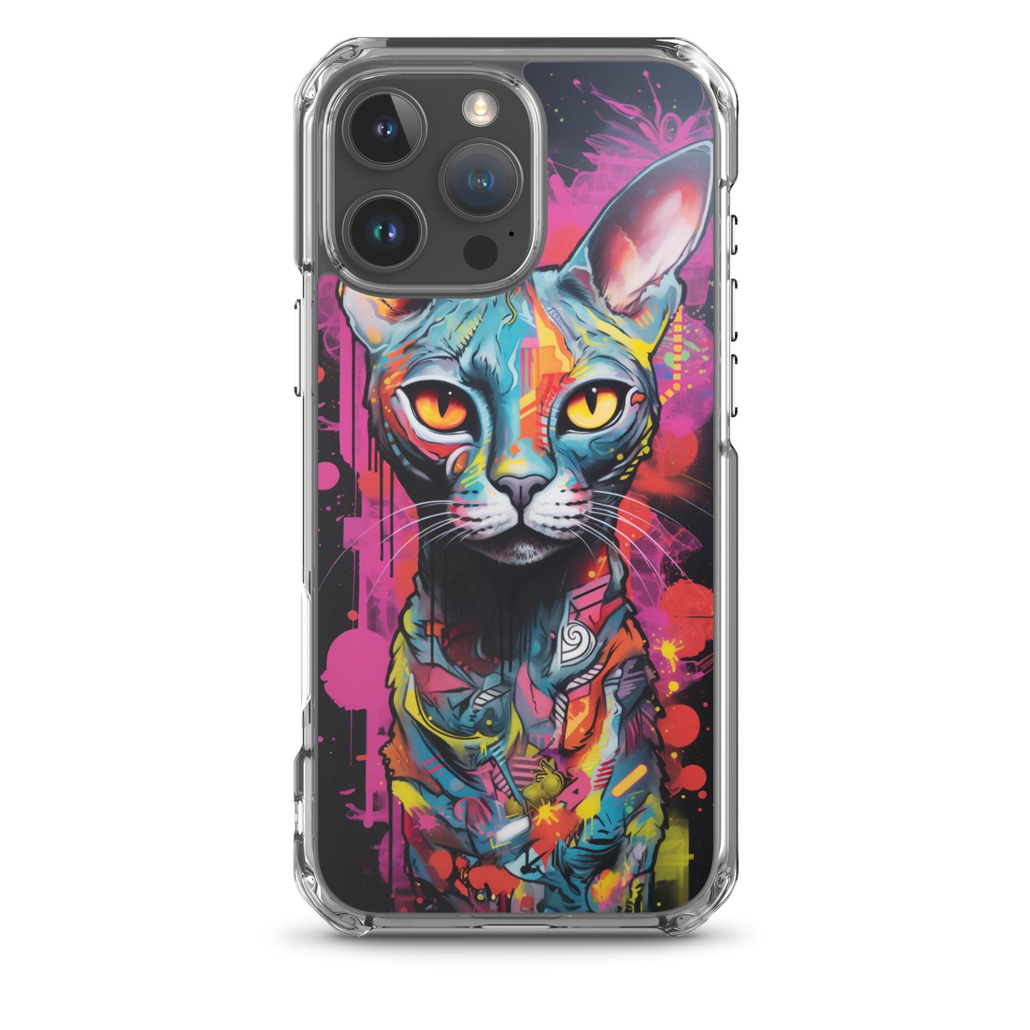 Graffiti Sphynx Cat #2 iPhone Case