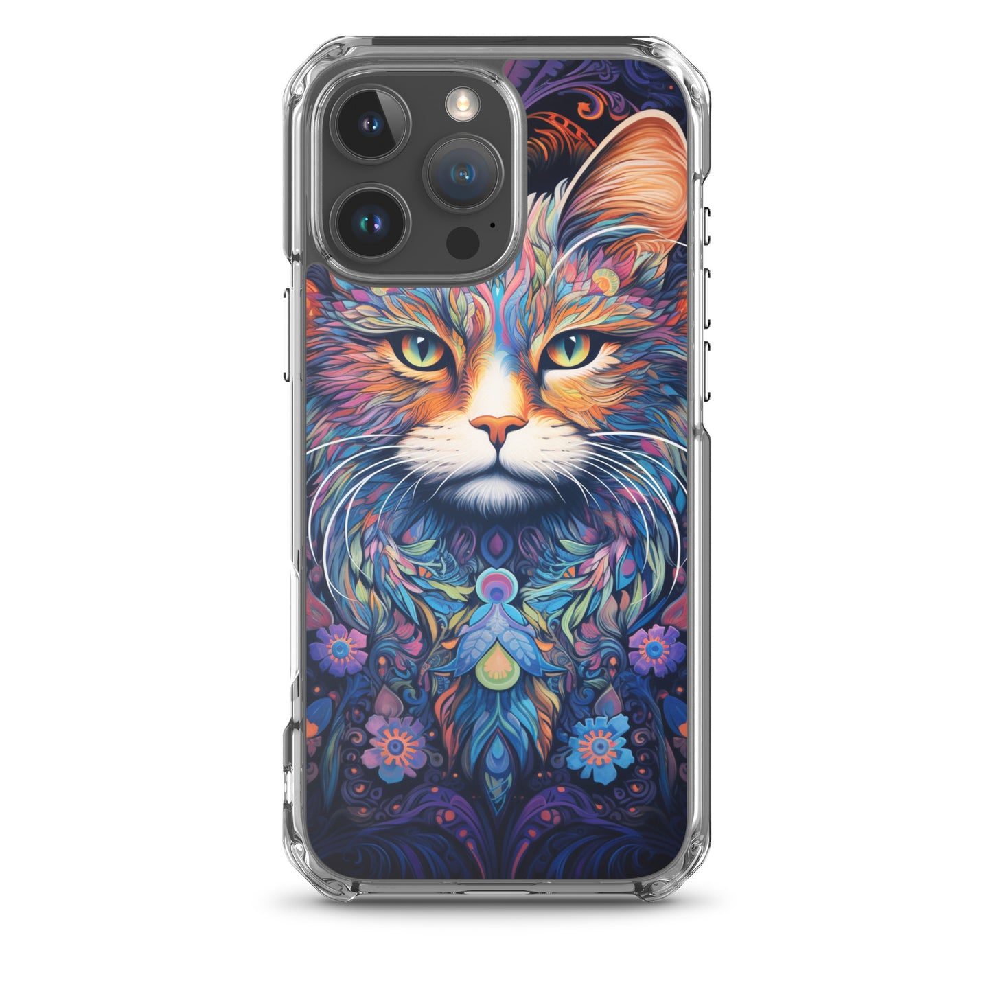 Psychedelic Cat #2 iPhone Case
