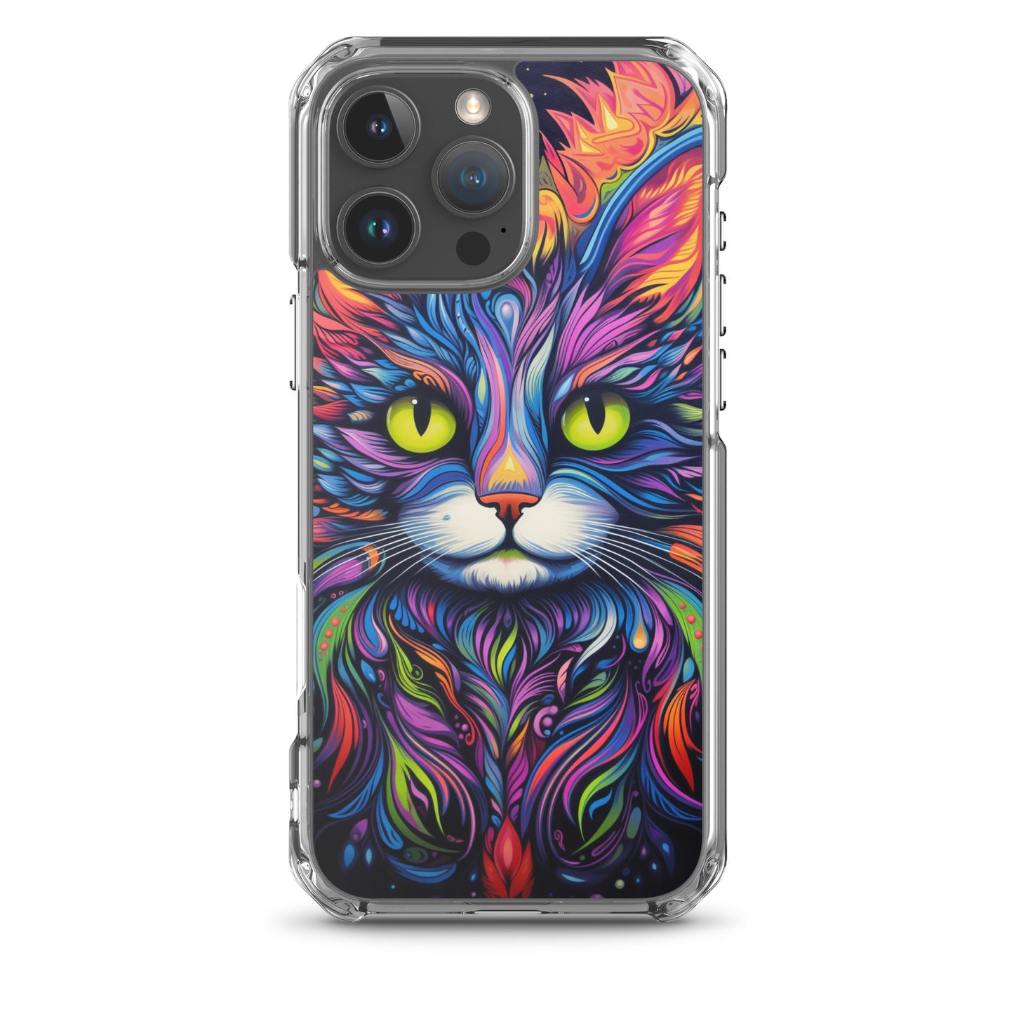 Psychedelic Cat iPhone Case