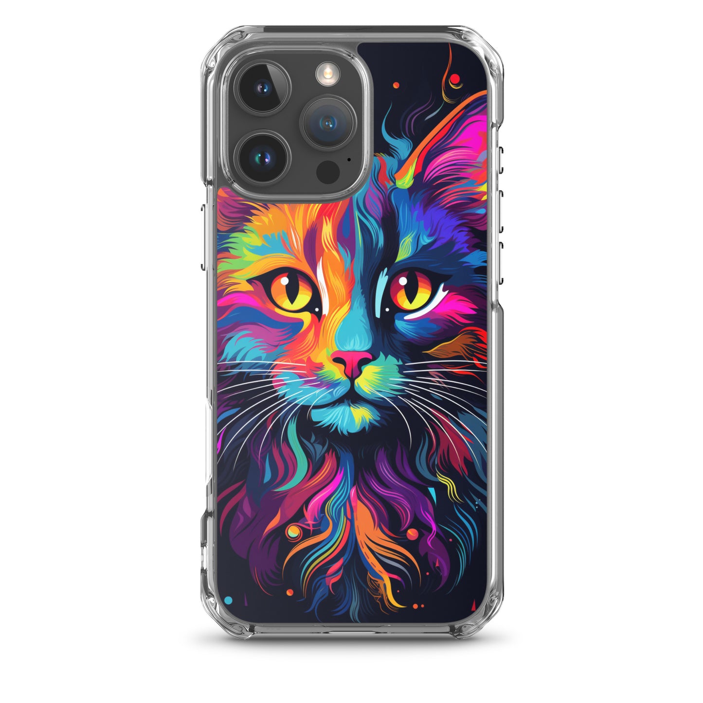 Day Glo Cat iPhone Case