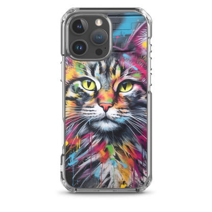 Graffiti Cat iPhone Case