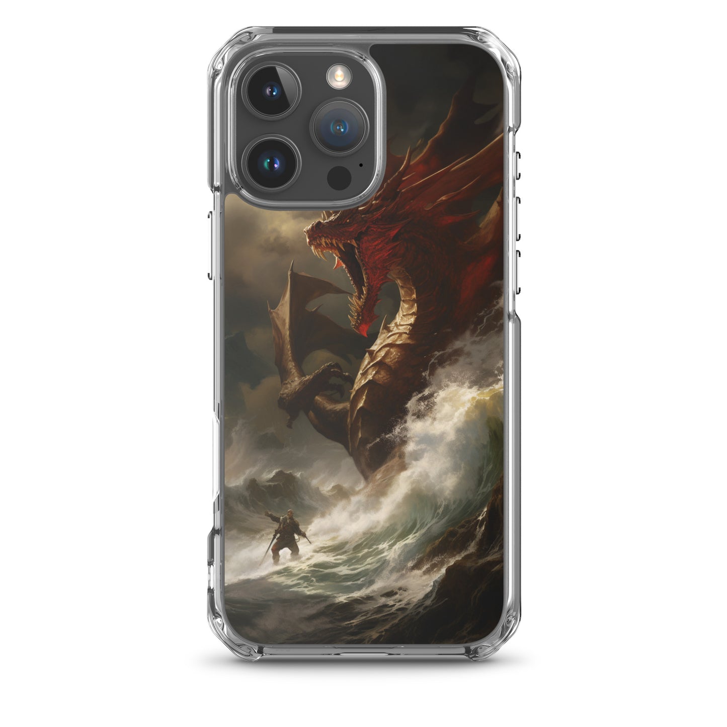 Dragon Battle iPhone Case