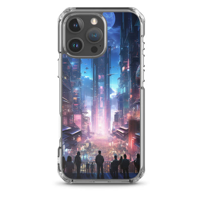 Cyberpunk Cityscape iPhone Case