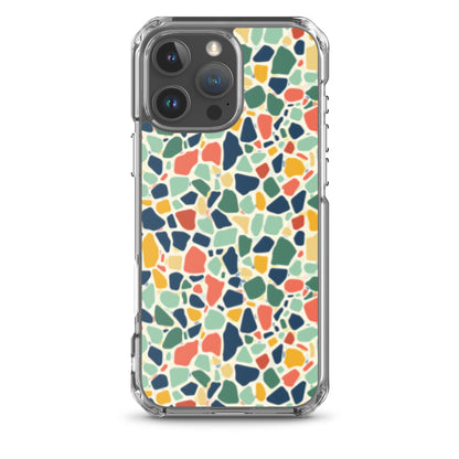 iPhone Case Colorful Retro Terrazzo Tile