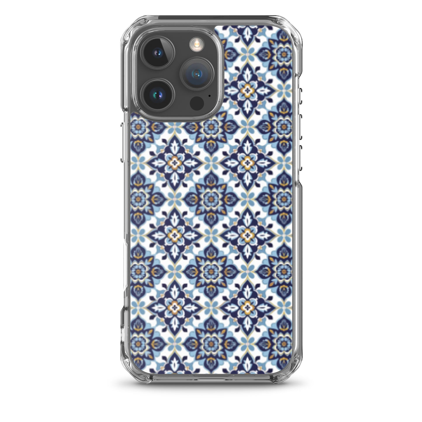 iPhone Case Classic Encaustic Tile Blue