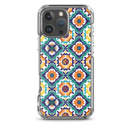 iPhone Case Talavera Tiles Green and Blue