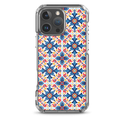 iPhone Case Talavera Tiles Blue and Red