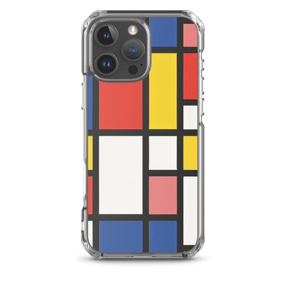 iPhone Case Colorful De Stijl