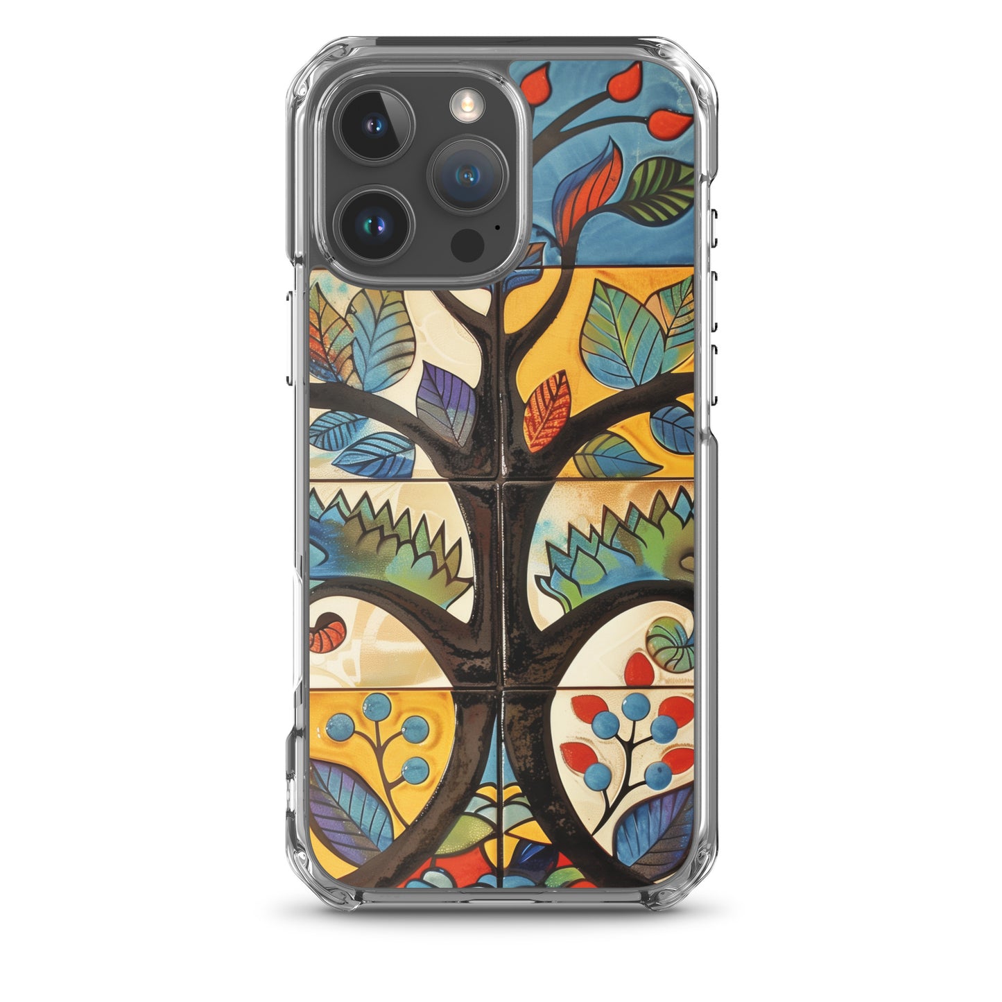 iPhone Case Colorful Tile Tree