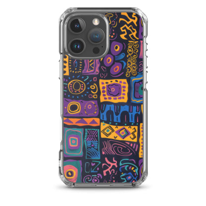 iPhone Case Colorful Yemanja Pattern