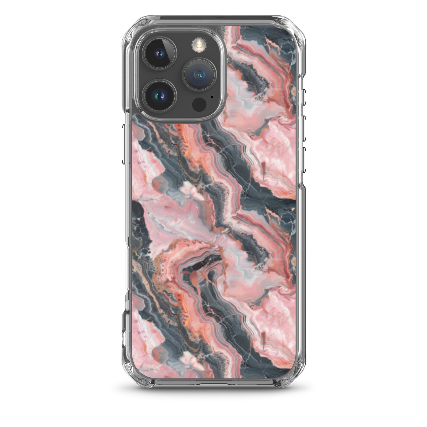iPhone Case Pink Picasso Marble Pattern
