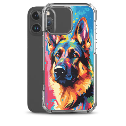 iPhone Case Painted German Shepherd