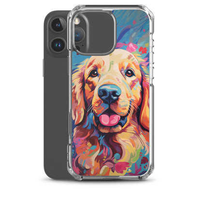 iPhone Case Painted Golden Retriever