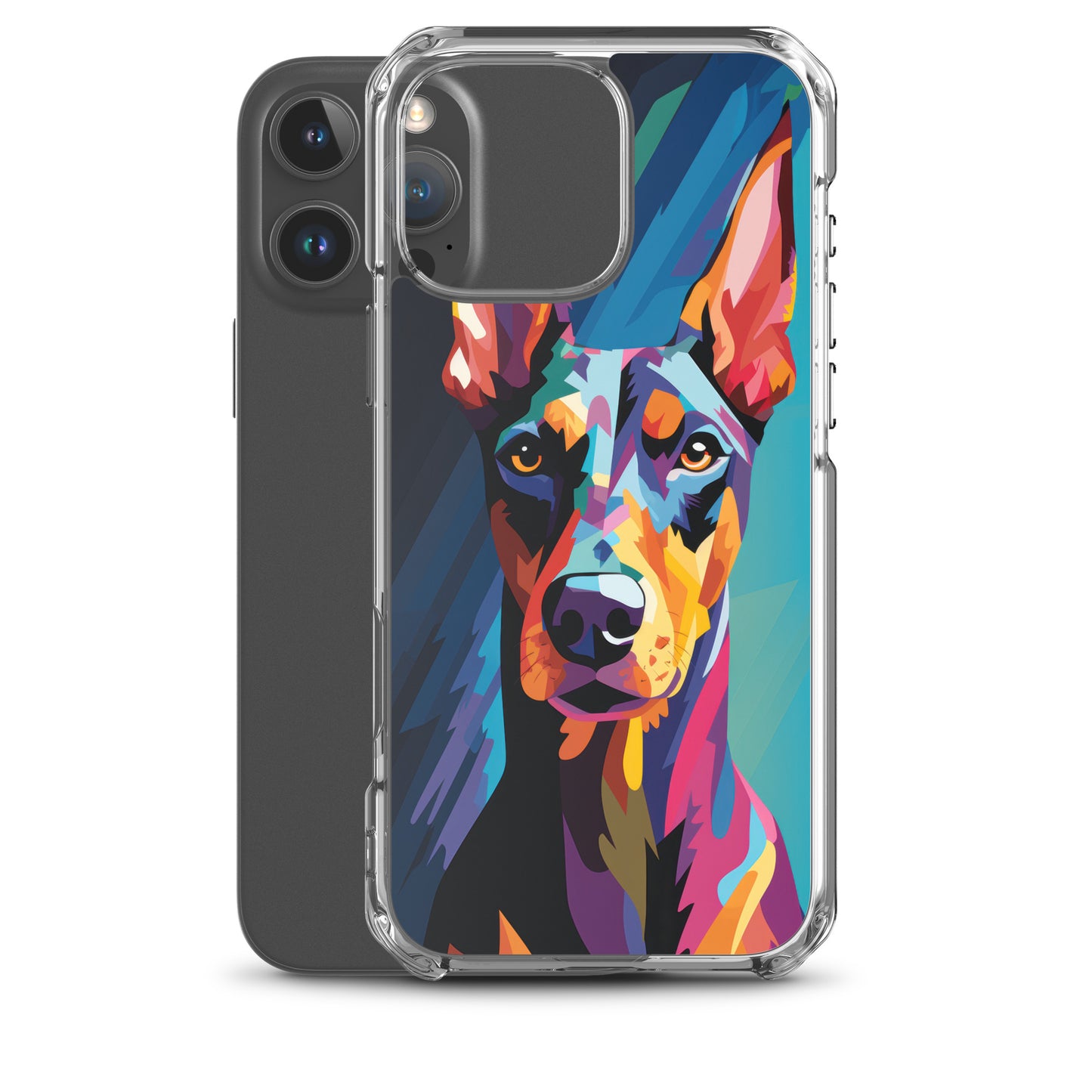 iPhone Case Painted Doberman Pinscher
