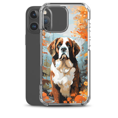 iPhone Case Painted St. Bernard