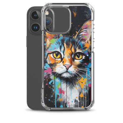 Graffiti Calico Cat iPhone Case