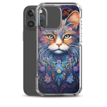 Psychedelic Cat #2 iPhone Case