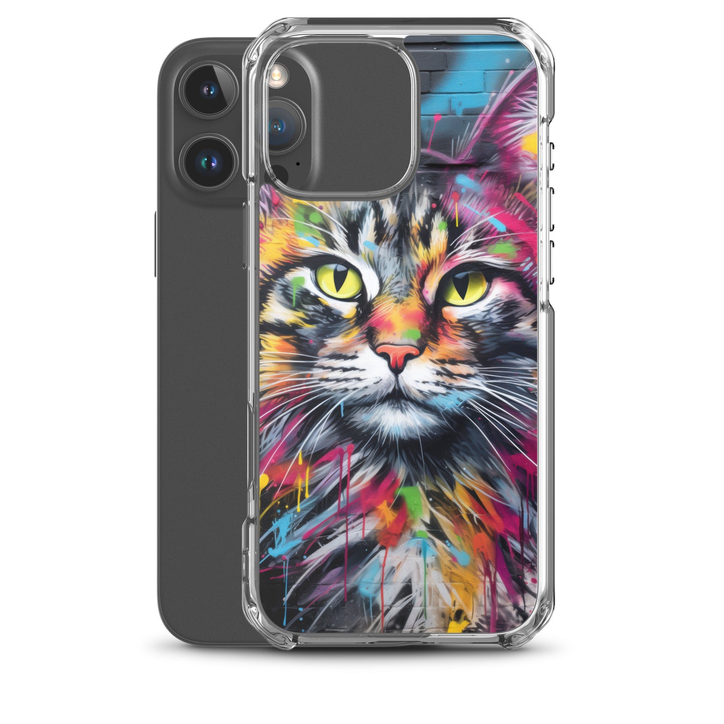 Graffiti Cat iPhone Case