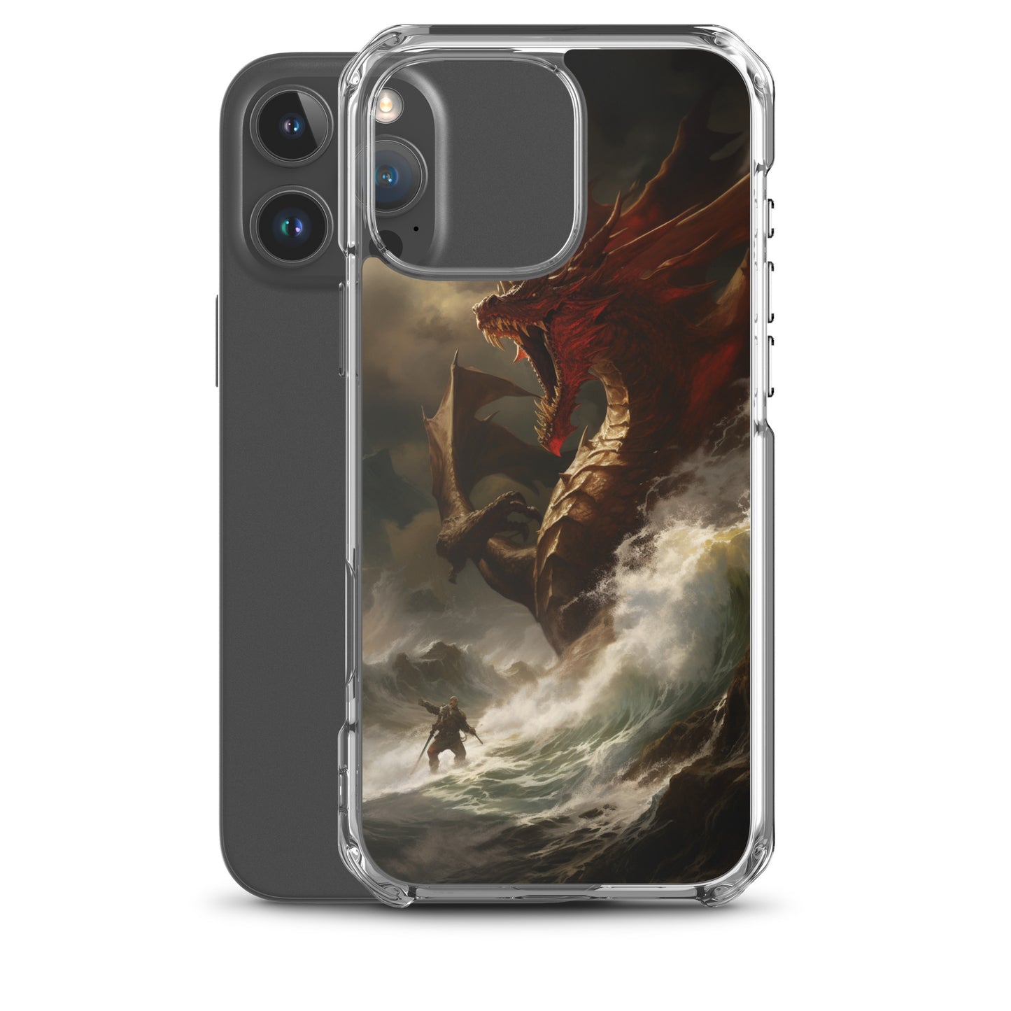 Dragon Battle iPhone Case