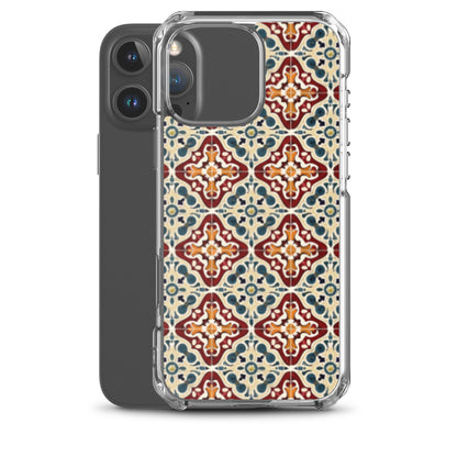 iPhone Case Classic Encaustic Tile Red