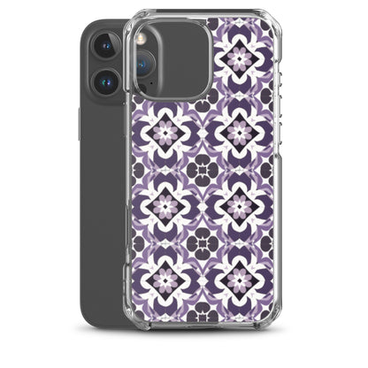 iPhone Case Purple Moroccan Style Tile