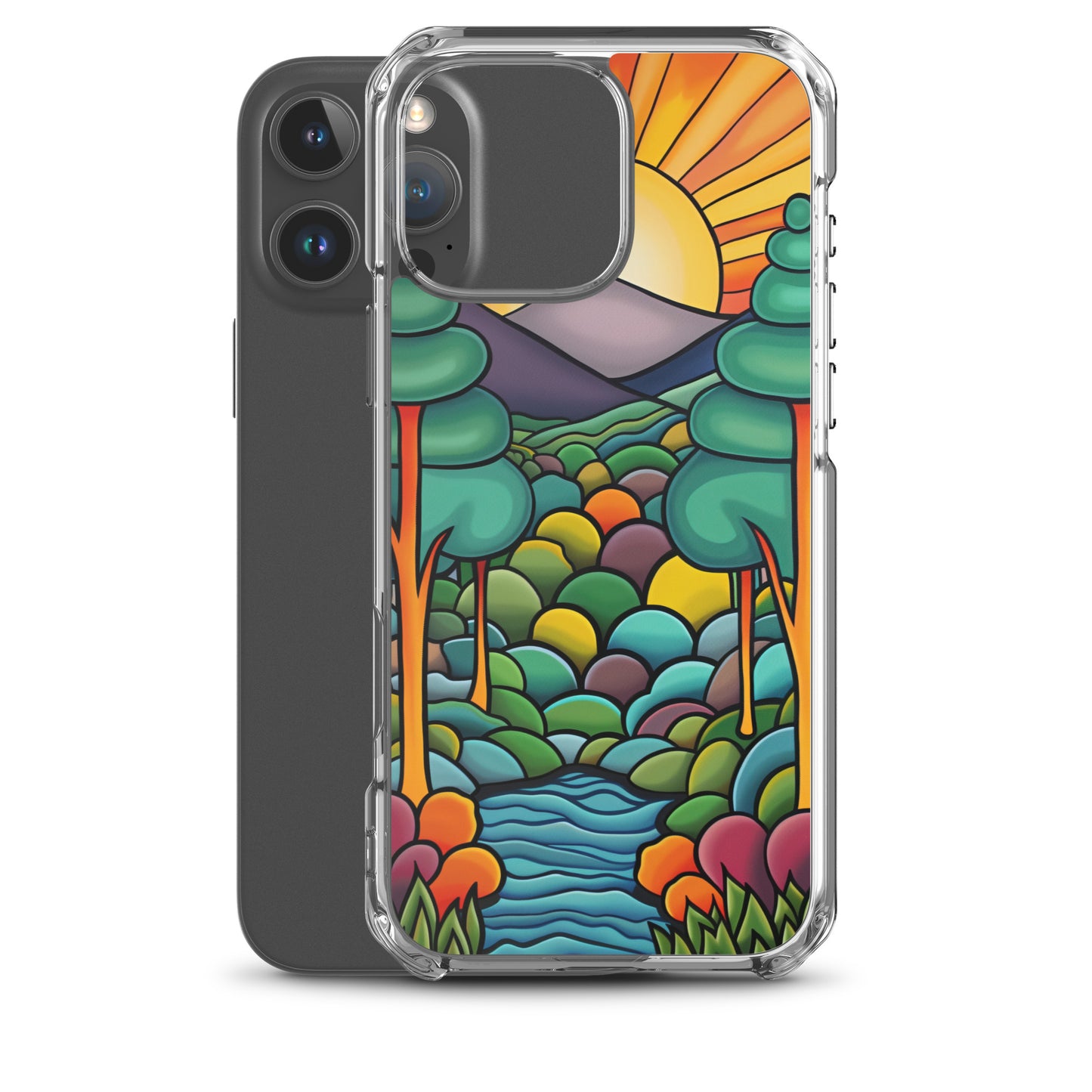 iPhone Case Arkley Sunrise over Mountains and Forest