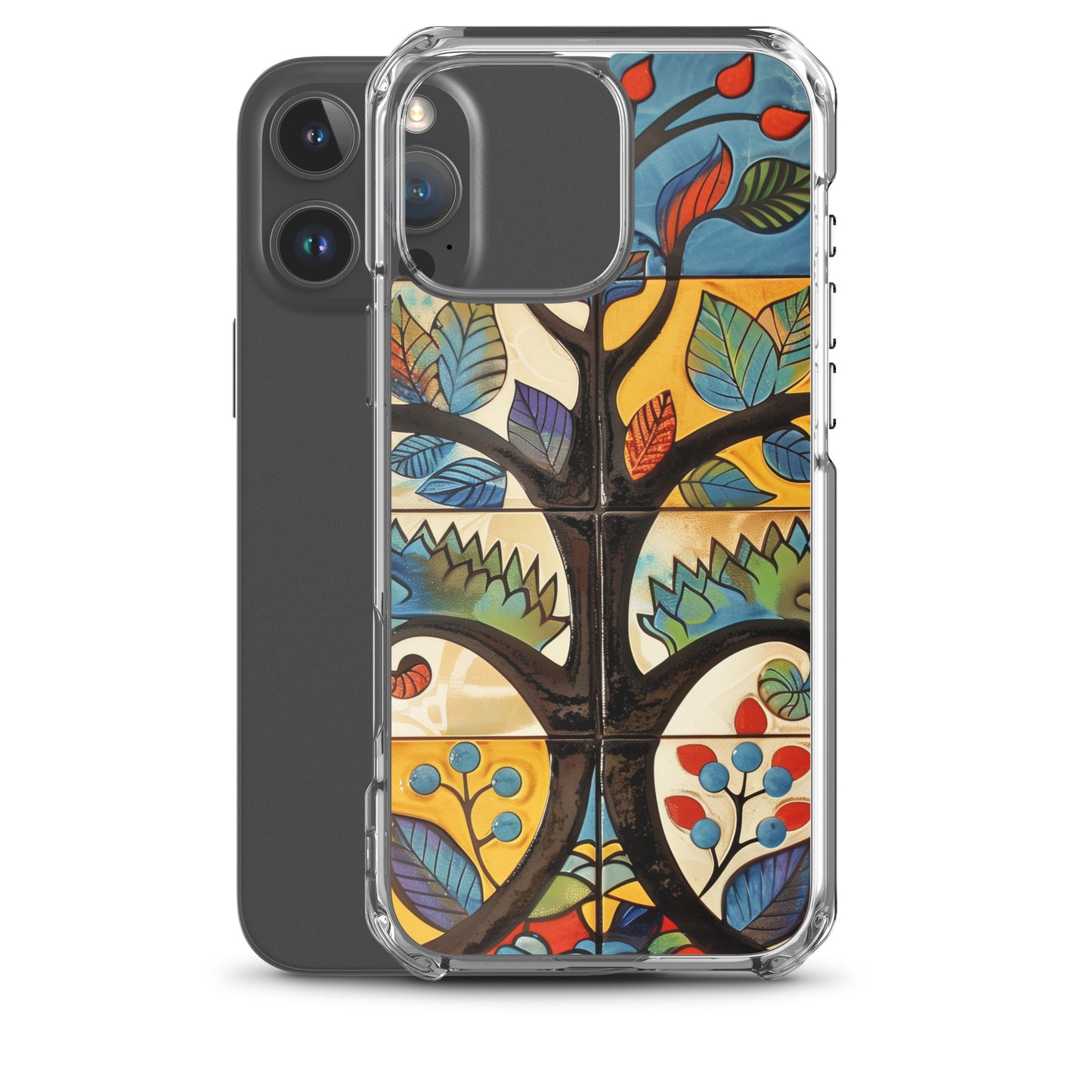 iPhone Case Colorful Tile Tree