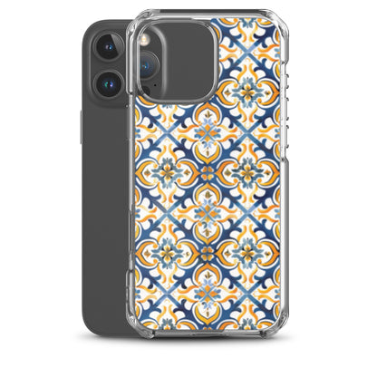 iPhone Case Colorful Spanish Tile Pattern