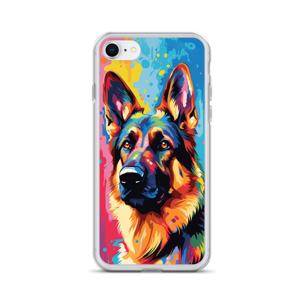 iPhone Case Painted German Shepherd