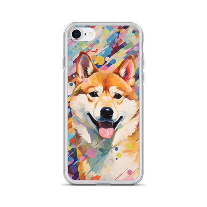 iPhone Case Painted Shiba Inu