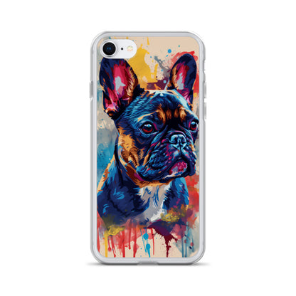 Painted French Bulldog iPhone Case