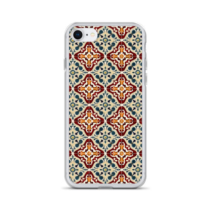 iPhone Case Classic Encaustic Tile Red