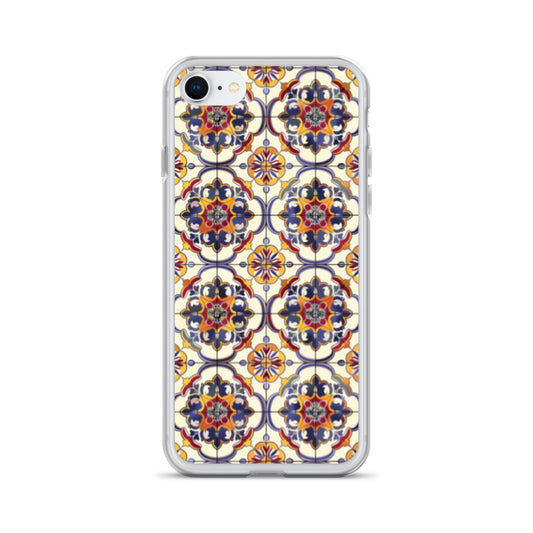 iPhone Case Classic Victorian Tile Blue