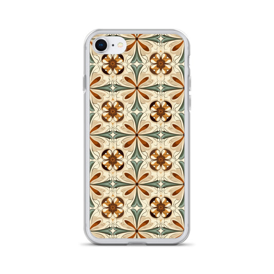 iPhone Case Ornate Leaves Tile