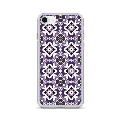 iPhone Case Purple Moroccan Style Tile