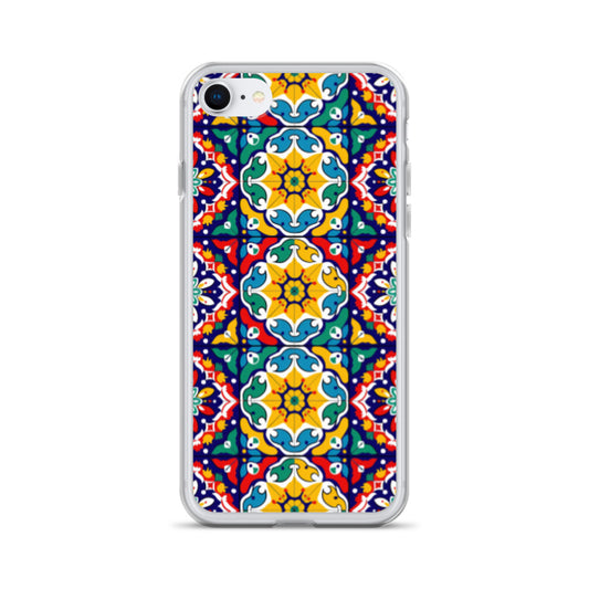 iPhone Case Talavera Tiles Red and Yellow