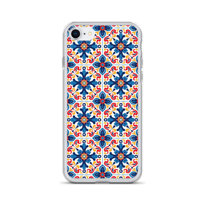 iPhone Case Talavera Tiles Blue and Red
