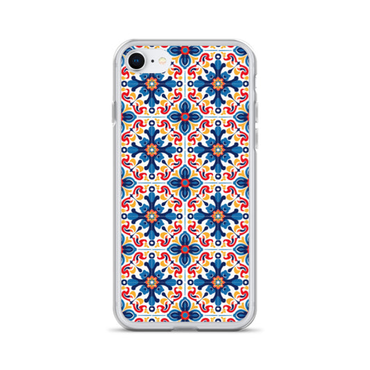 iPhone Case Talavera Tiles Blue and Red