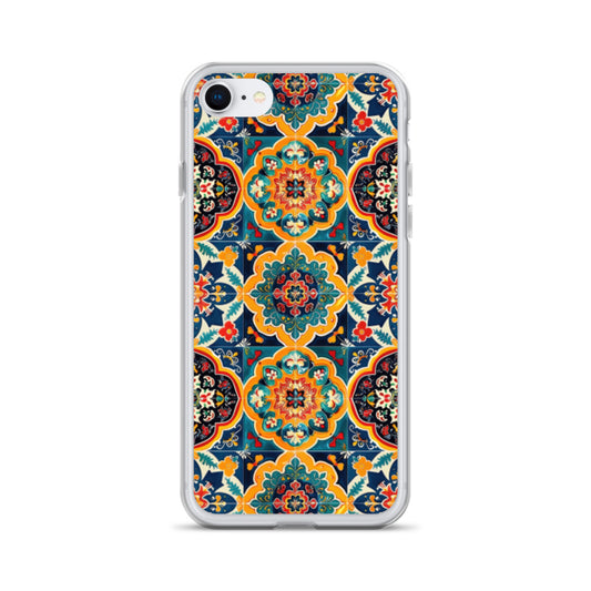 iPhone Case Colorful Armenian Ceramic Tiles