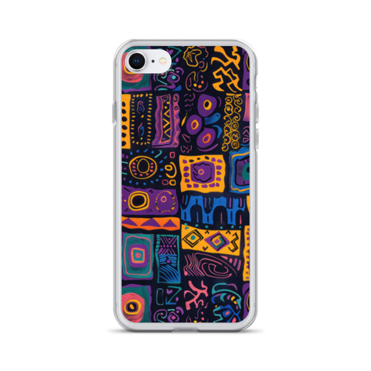 iPhone Case Colorful Yemanja Pattern